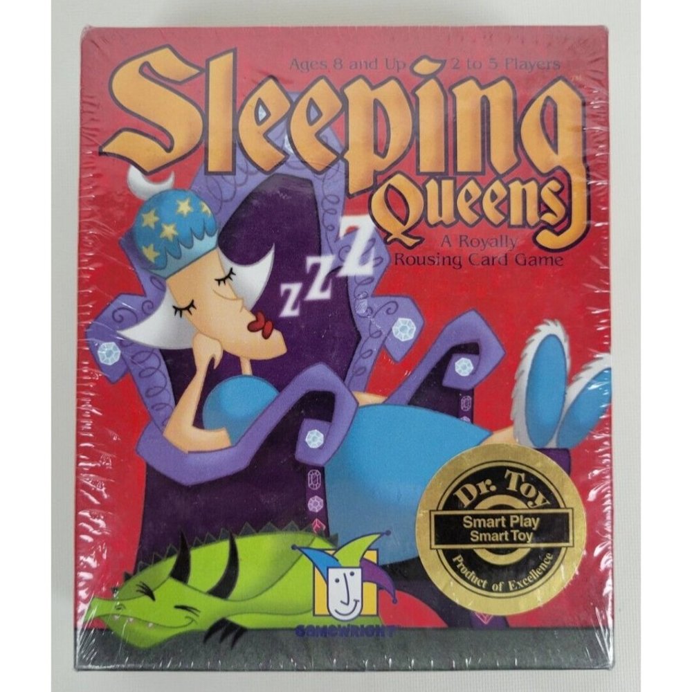 NIP Sleeping Queens Card Game Game Wright 2005
